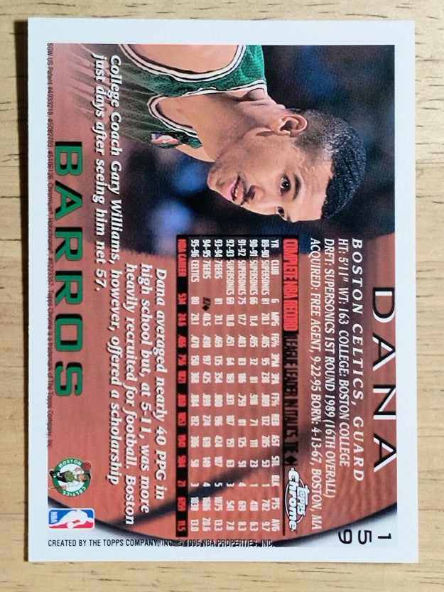 1996-97 Topps Chrome #159 Dana Barros