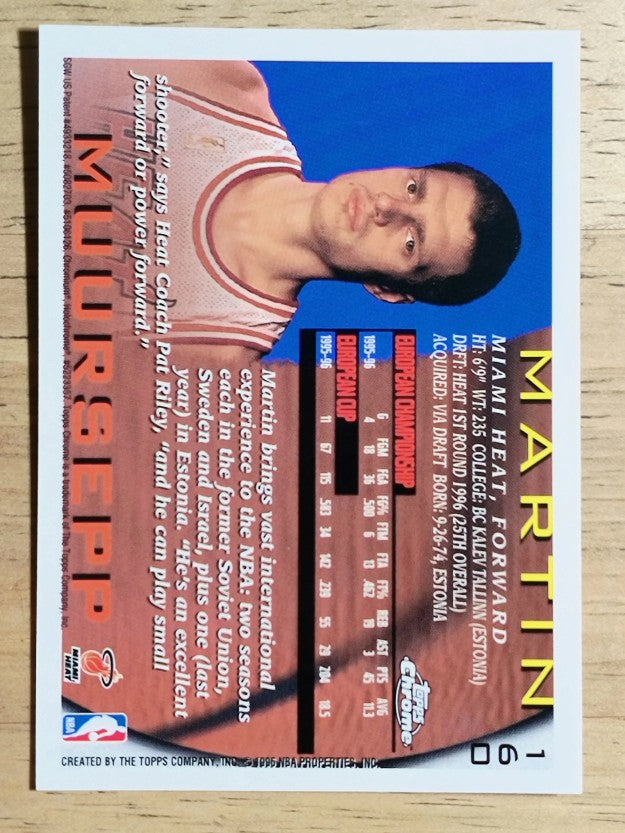 1996-97 Topps Chrome #160 Martin Muursepp RC