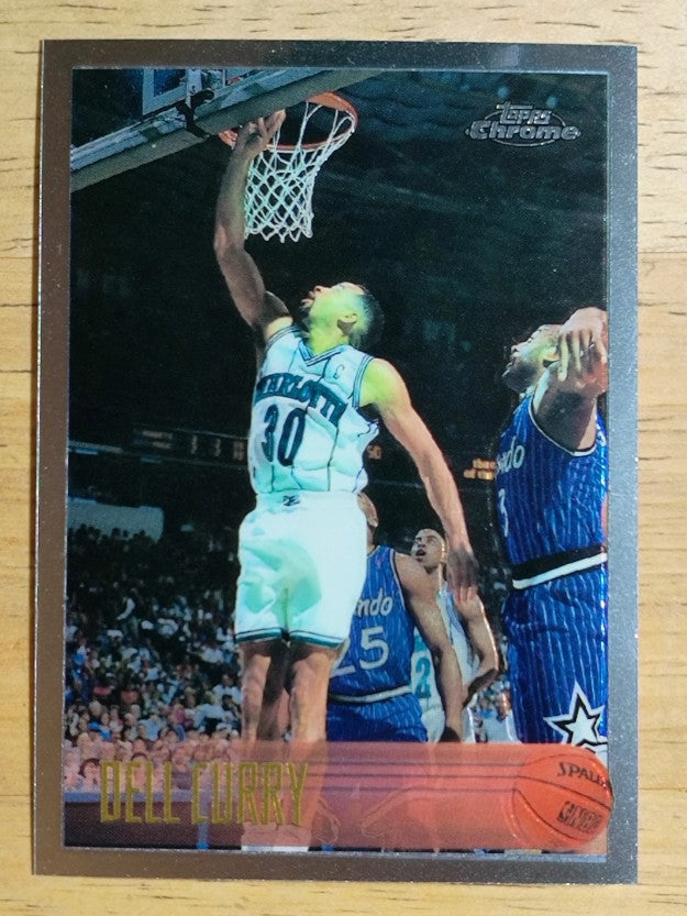 1996-97 Topps Chrome #168 Dell Curry