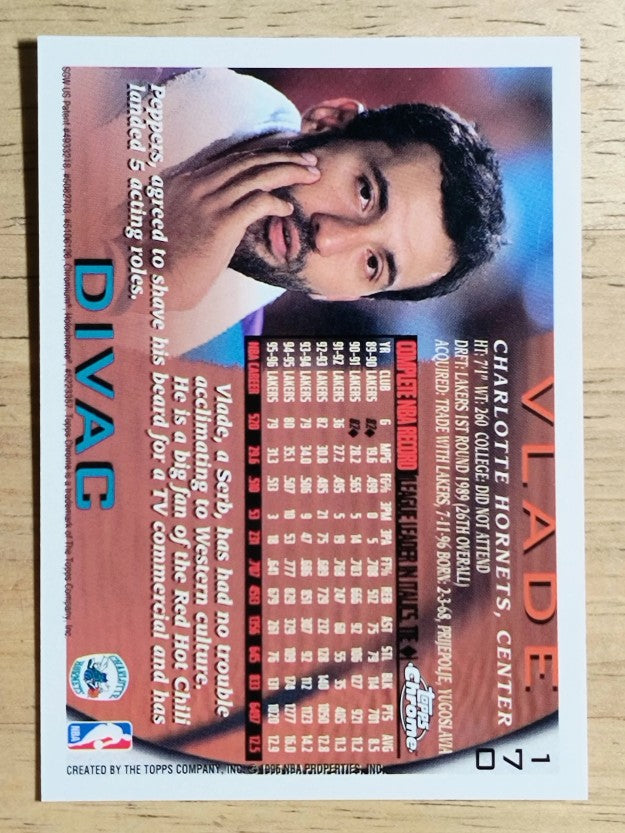 1996-97 Topps Chrome #170 Vlade Divac