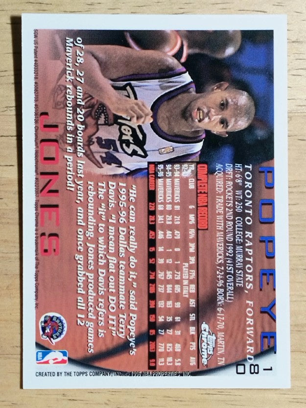 1996-97 Topps Chrome #180 Popeye Jones