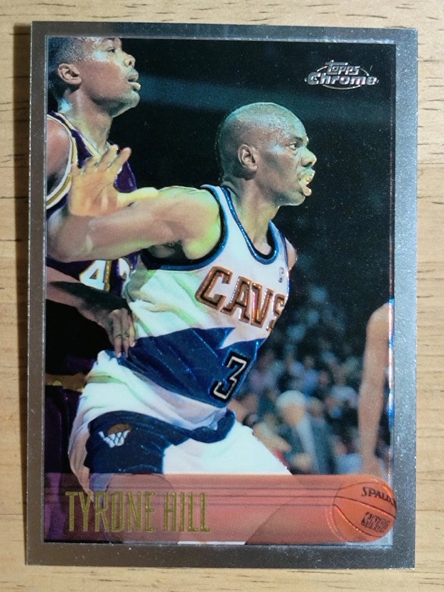 1996-97 Topps Chrome #185 Tyrone Hill