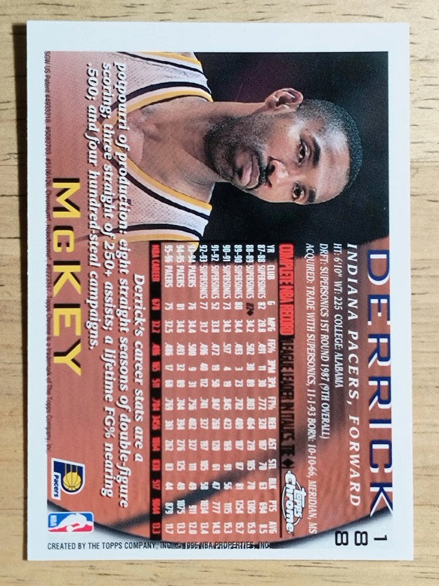 1996-97 Topps Chrome #188 Derrick McKey