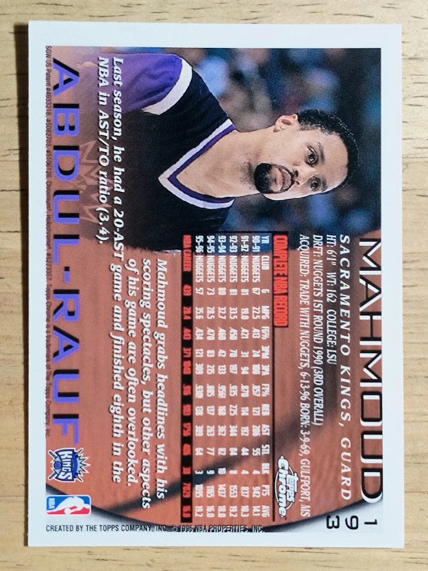 1996-97 Topps Chrome #193 Mahmoud Abdul-Rauf