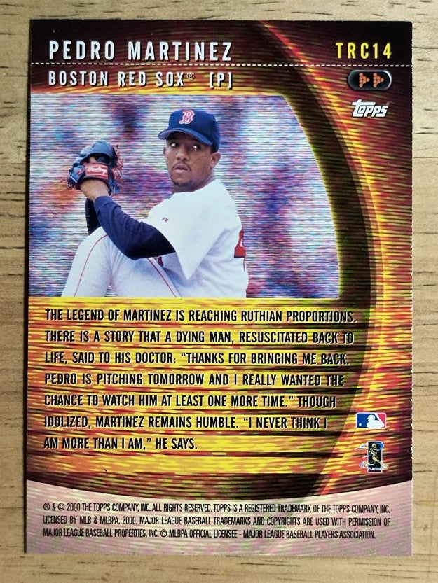 2001 Topps A Tradition Continues #TRC14 Pedro Martinez