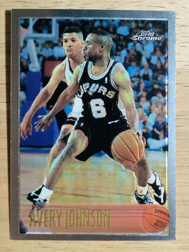 1996-97 Topps Chrome #202 Avery Johnson