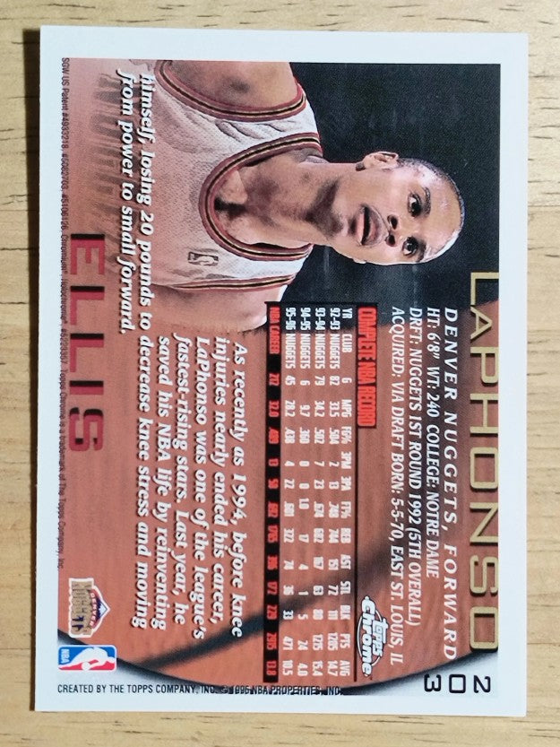 1996-97 Topps Chrome #203 LaPhonso Ellis