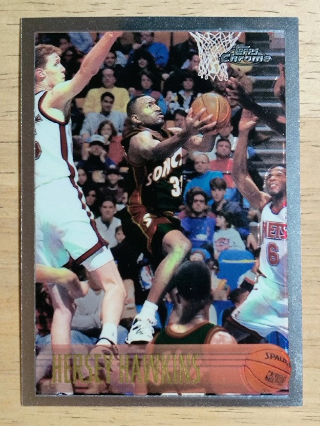 1996-97 Topps Chrome #209 Hersey Hawkins