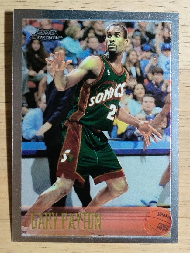 1996-97 Topps Chrome #212 Gary Payton