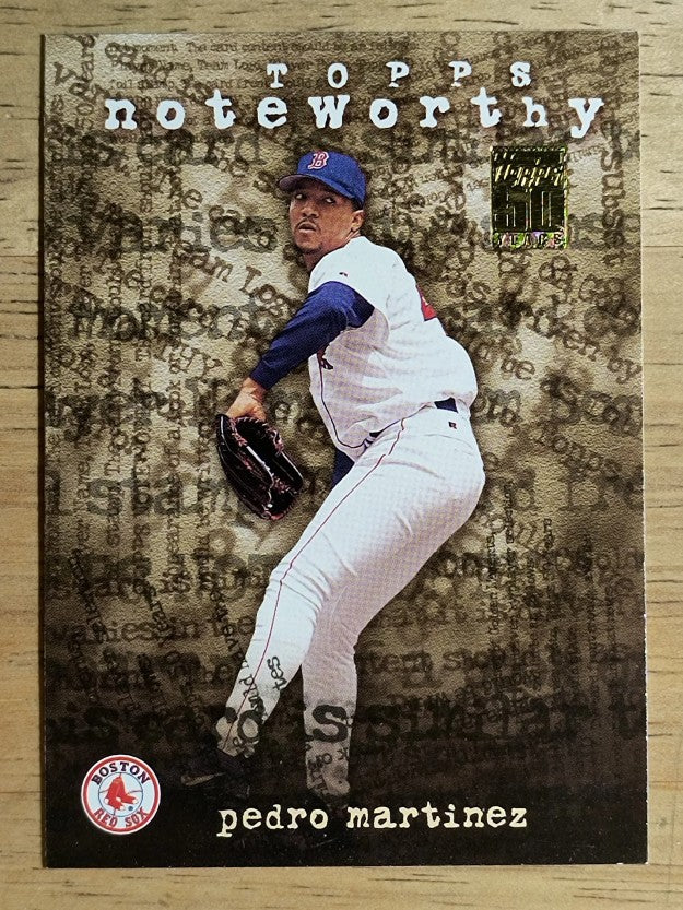 2001 Topps Noteworthy #TN25 Pedro Martinez