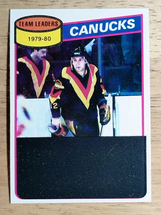 1980-81 Topps #128 Stan Smyl TL/Canucks Scoring Leaders (NMMT)