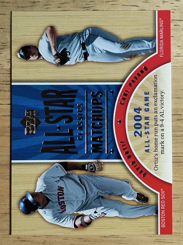 2005 UD All-Star Classics Matchups #12 David Ortiz/Carl Pavano