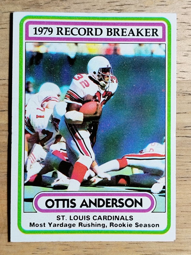 1980 Topps #1 Ottis Anderson RB (EX)