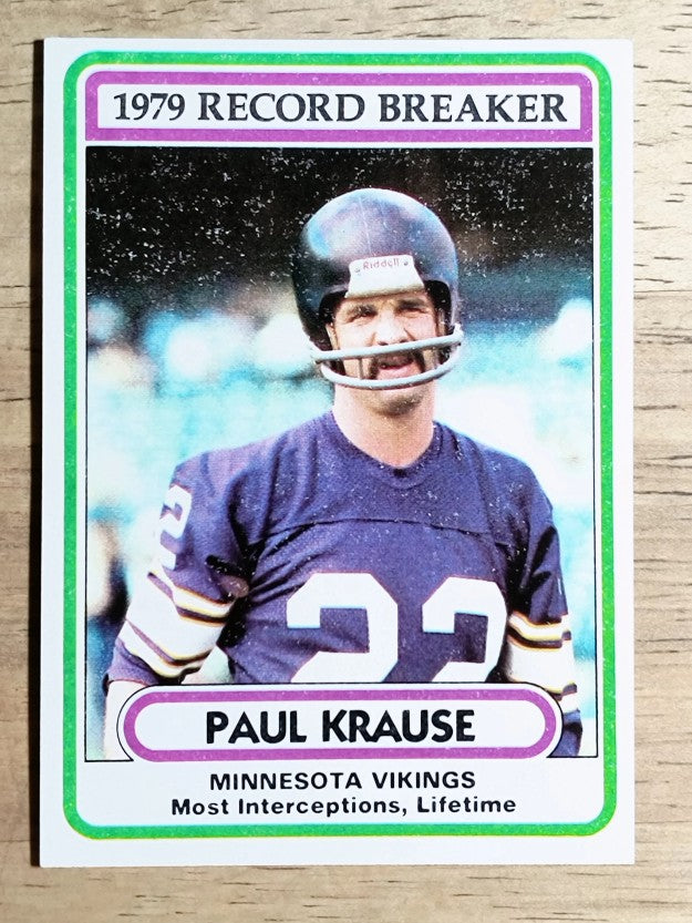 1980 Topps #4 Paul Krause RB (EXMT)