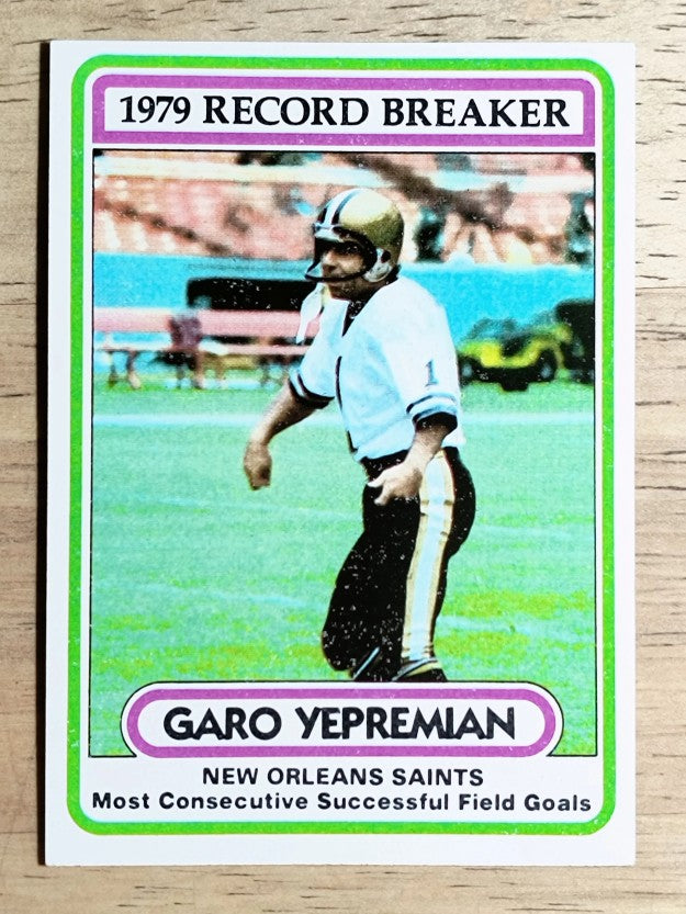 1980 Topps #6 Garo Yepremian RB (NM)