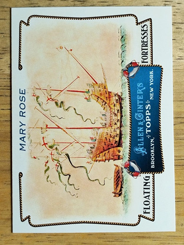 2011 Topps Allen and Ginter Floating Fortresses #FF2 Mary Rose