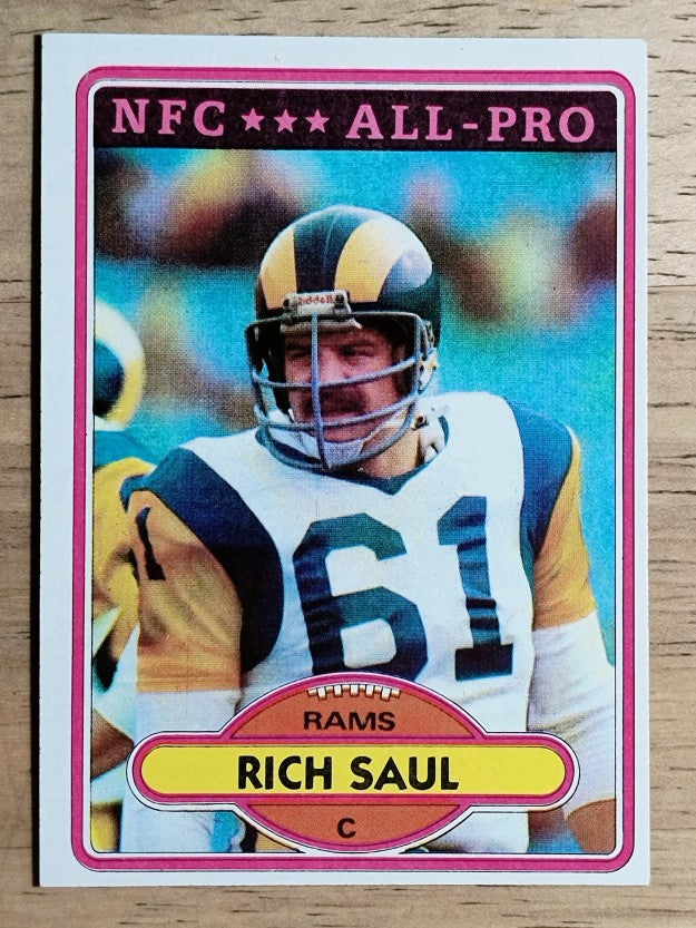 1980 Topps #25 Rich Saul AP (EXMT)