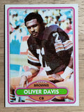 1980 Topps #49 Oliver Davis (NM)