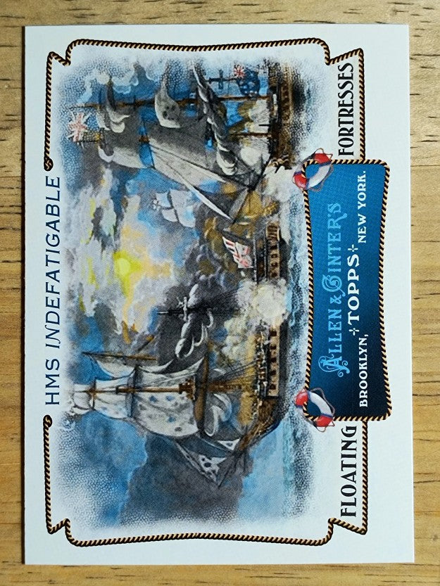 2011 Topps Allen and Ginter Floating Fortresses #FF6 HMS Indefatigable
