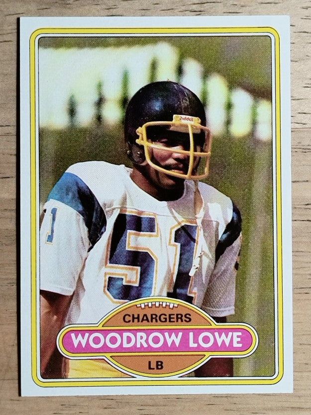 1980 Topps #68 Woodrow Lowe (MINT)