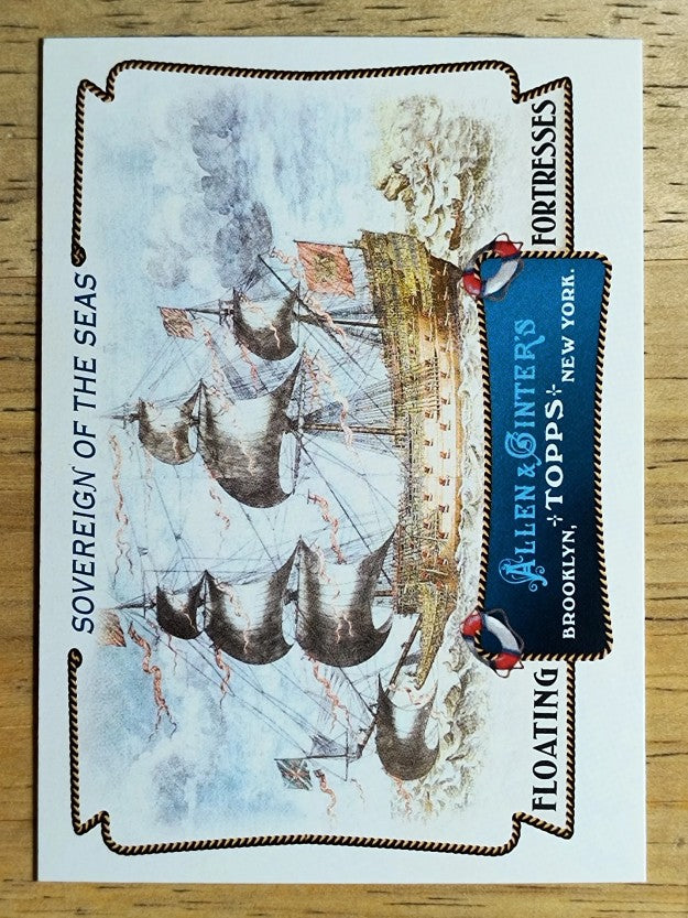 2011 Topps Allen and Ginter Floating Fortresses #FF5 Sovereign of the Seas