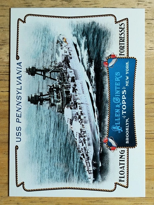 2011 Topps Allen and Ginter Floating Fortresses #FF20 USS Pennsylvania
