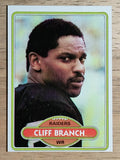 1980 Topps #85 Cliff Branch (EXMT)