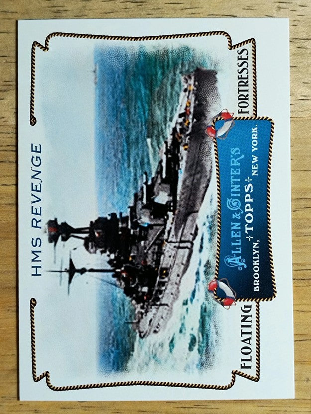 2011 Topps Allen and Ginter Floating Fortresses #FF19 HMS Revenge