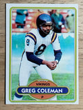 1980 Topps #97 Greg Coleman (EXMT)