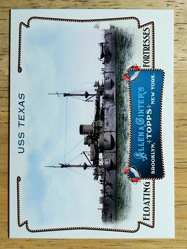 2011 Topps Allen and Ginter Floating Fortresses #FF17 USS Texas