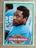1980 Topps #103 Luther Bradley RC (NM)