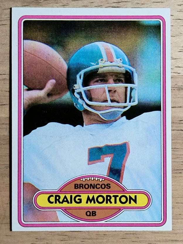 1980 Topps #105 Craig Morton (NMMT)