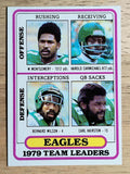 1980 Topps #132 Wilbert Montgomery/Harold Carmichael/Wilson/Carl Hairston (NM)