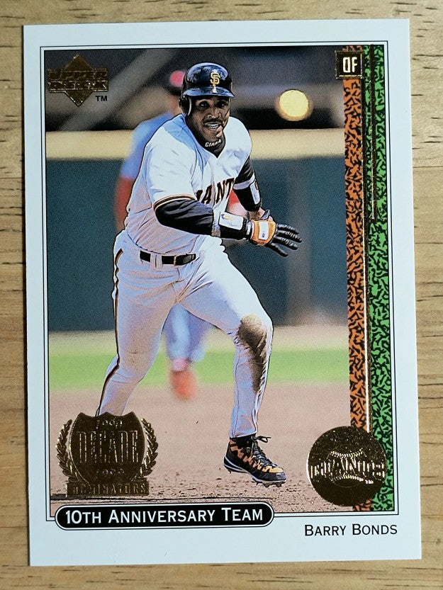 1999 Upper Deck 10th Anniversary Team #X7 Barry Bonds