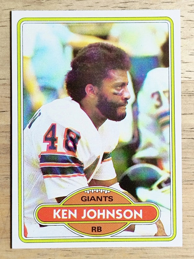 1980 Topps #184 Ken Johnson RB (MINT)