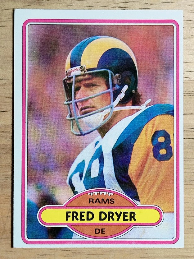 1980 Topps #202 Fred Dryer (EXMT)
