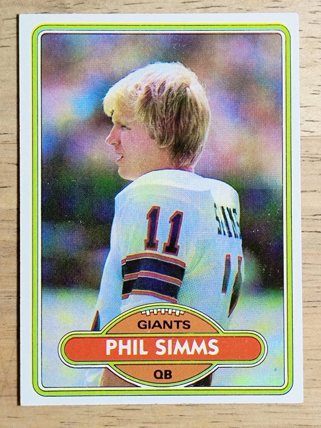 1980 Topps #225 Phil Simms RC (NM)