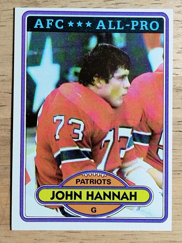 1980 Topps #230 John Hannah AP (EXMT)
