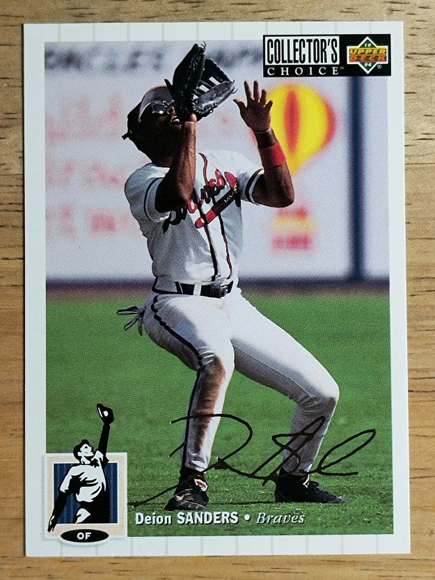 1994 Collector's Choice Silver Signature #575 Deion Sanders