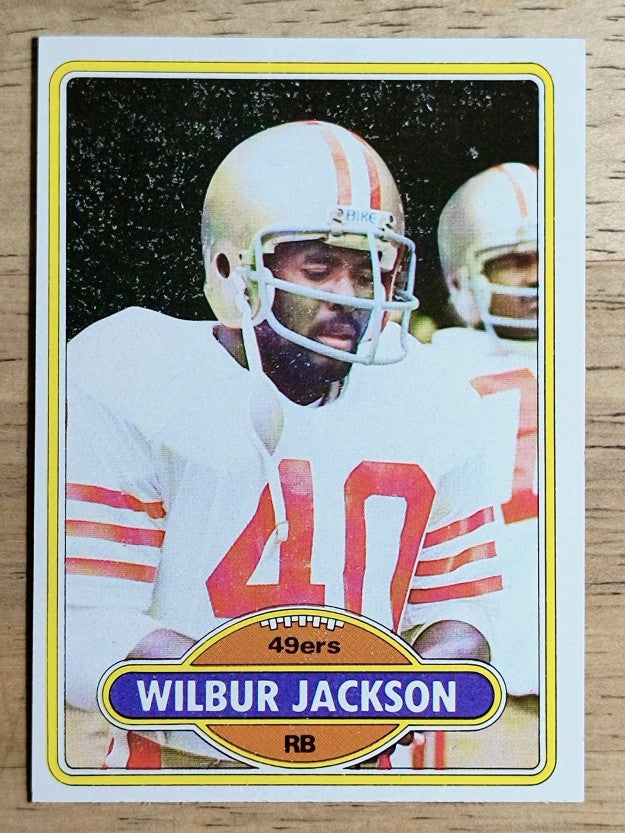 1980 Topps #302 Wilbur Jackson (EXMT)