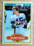 1980 Topps #328 Randy Dean (NMMT)