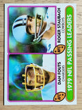 1980 Topps #331 Passing Leaders/Dan Fouts/Roger Staubach (NM)