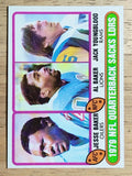 1980 Topps #333 Sacks Leaders/Jesse Baker/Bubba Baker/Jack Youngblood (NM)