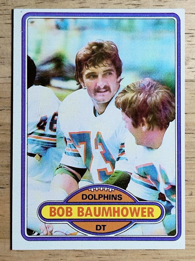 1980 Topps #341 Bob Baumhower (EXMT)