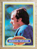1980 Topps #379 Herman Weaver (EXMT)