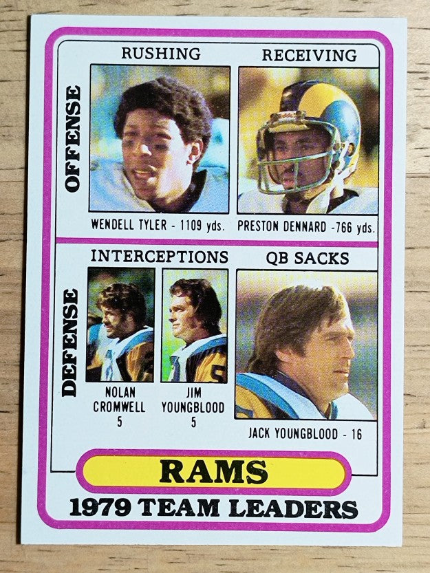 1980 Topps #394 Los Angeles Rams TL (NMMT)
