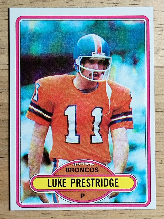 1980 Topps #427 Luke Prestridge RC (NM)