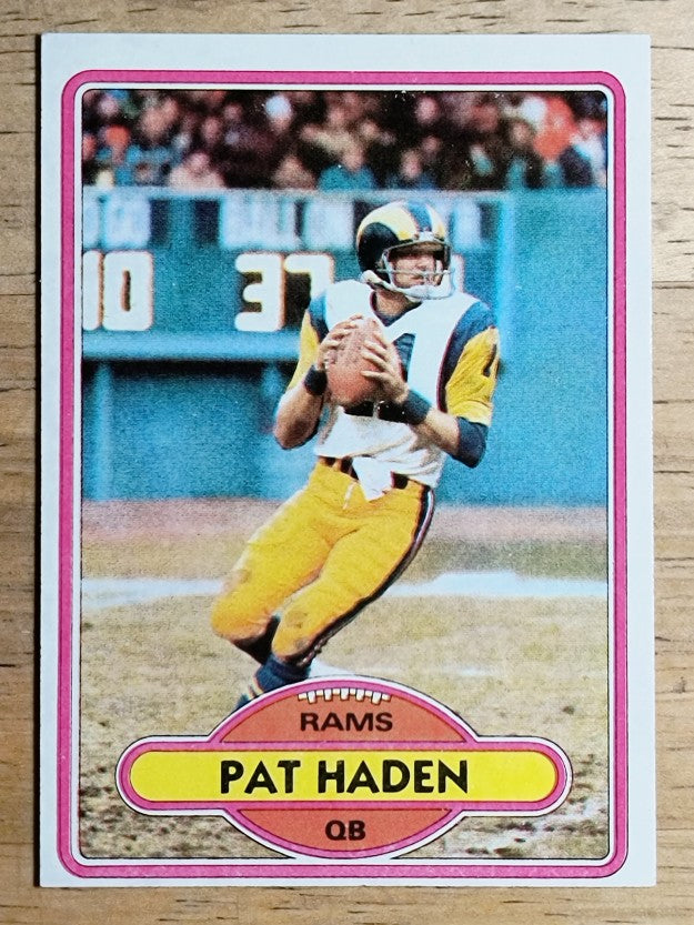 1980 Topps #445 Pat Haden (EXMT)