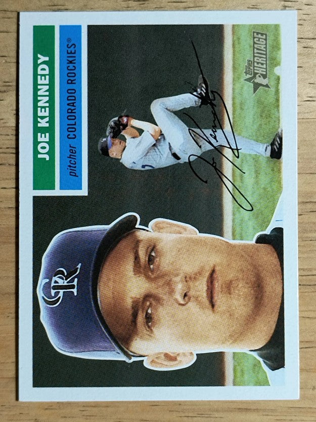 2005 Topps Heritage White Backs #102 Joe Kennedy