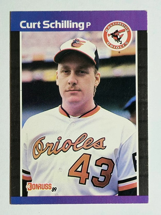 1989 Donruss #635 Curt Schilling DP RC (EXMT)